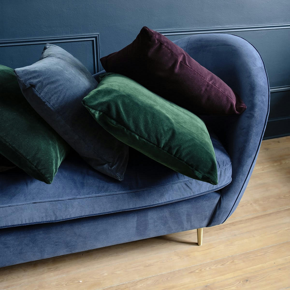 BEL AMI - Coussin polyester bel ami emeraude 60x60 cm