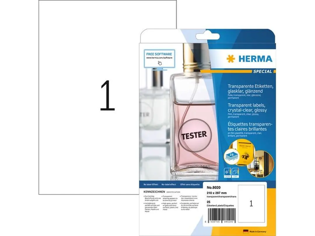 Etiketten 25er-Set Herma