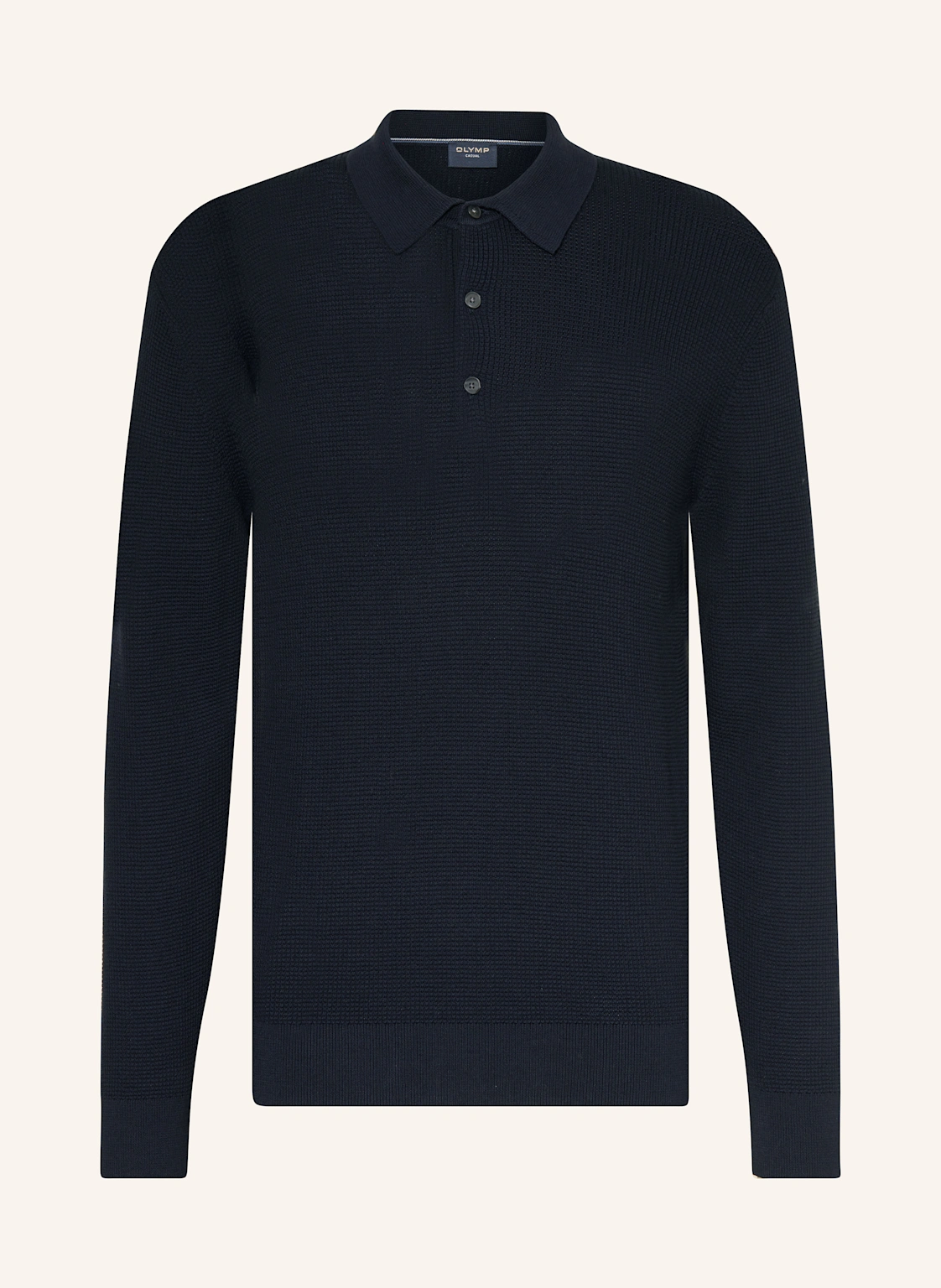 OLYMP Strick-Poloshirt