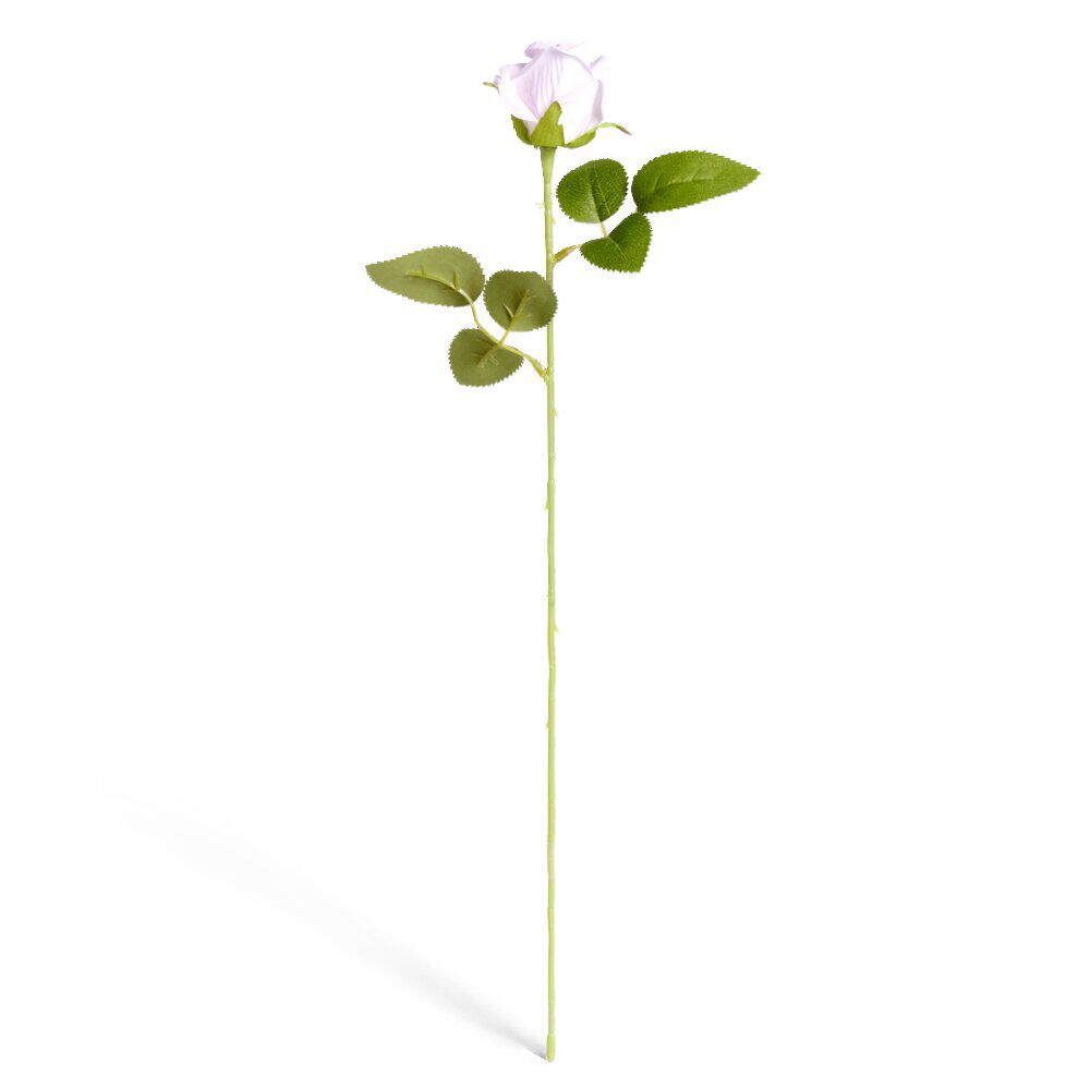Fleur artificielle rose blanche et rose H51cm