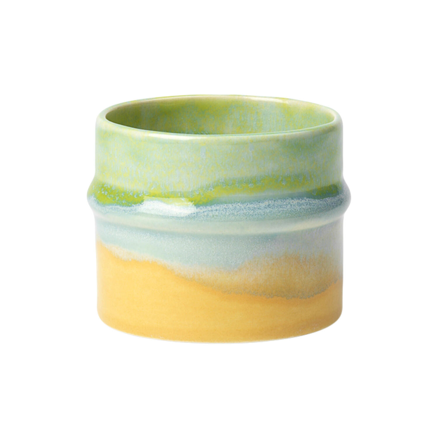 Poppery krus, apple green/mint/yellow
