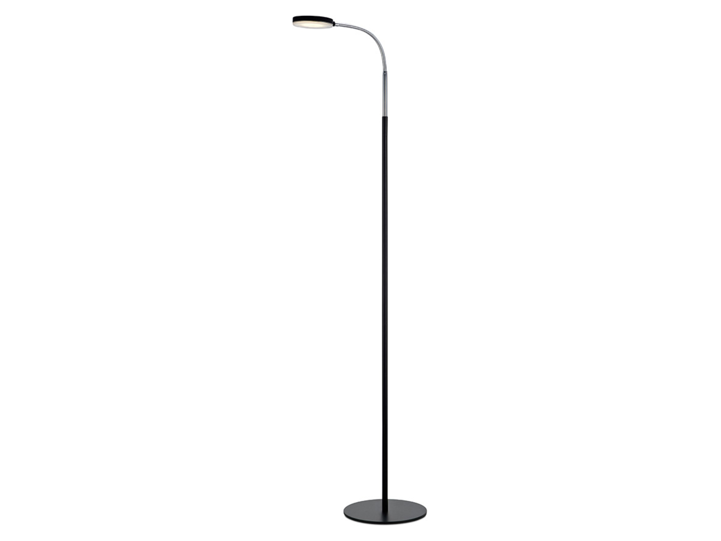 Lampa podłogowa Flex LED metalowa czarna