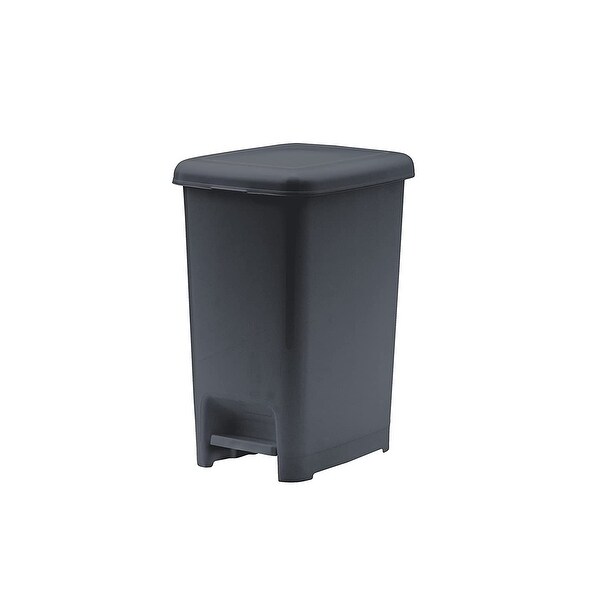 6.5 Gal Slim Pedal Step On Trash Can