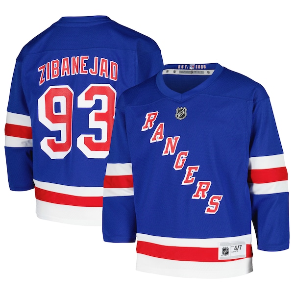 Mika Zibanejad New York Rangers Preschool Home Replica Player Jersey - Blue