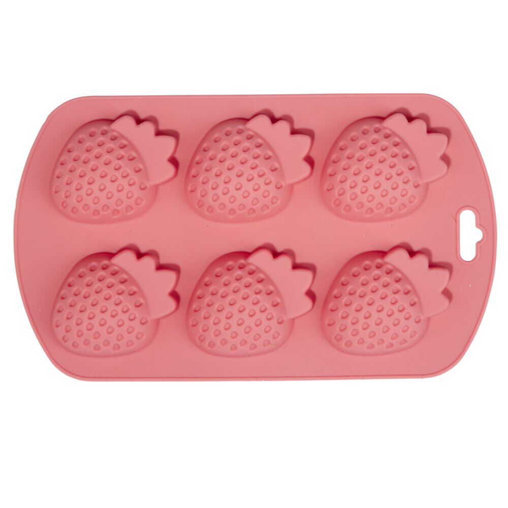 Moule à glaçons x6 silicone forme fruits 11x19cm (3 modèles)