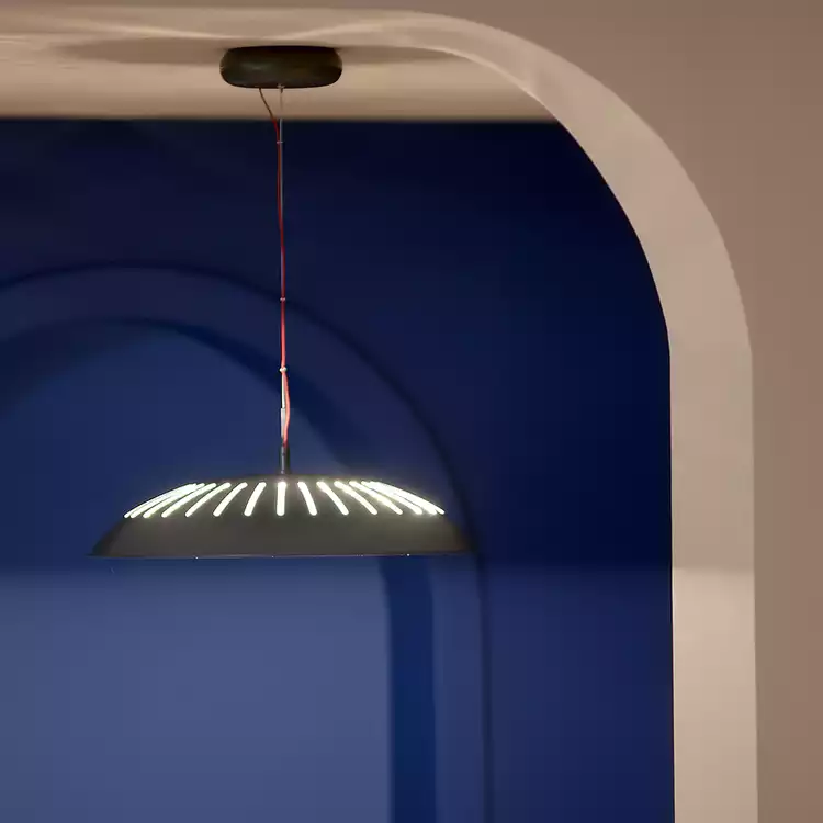 Habitat 60 Ellipse Pendant Light by Sebastian Conran - Grey