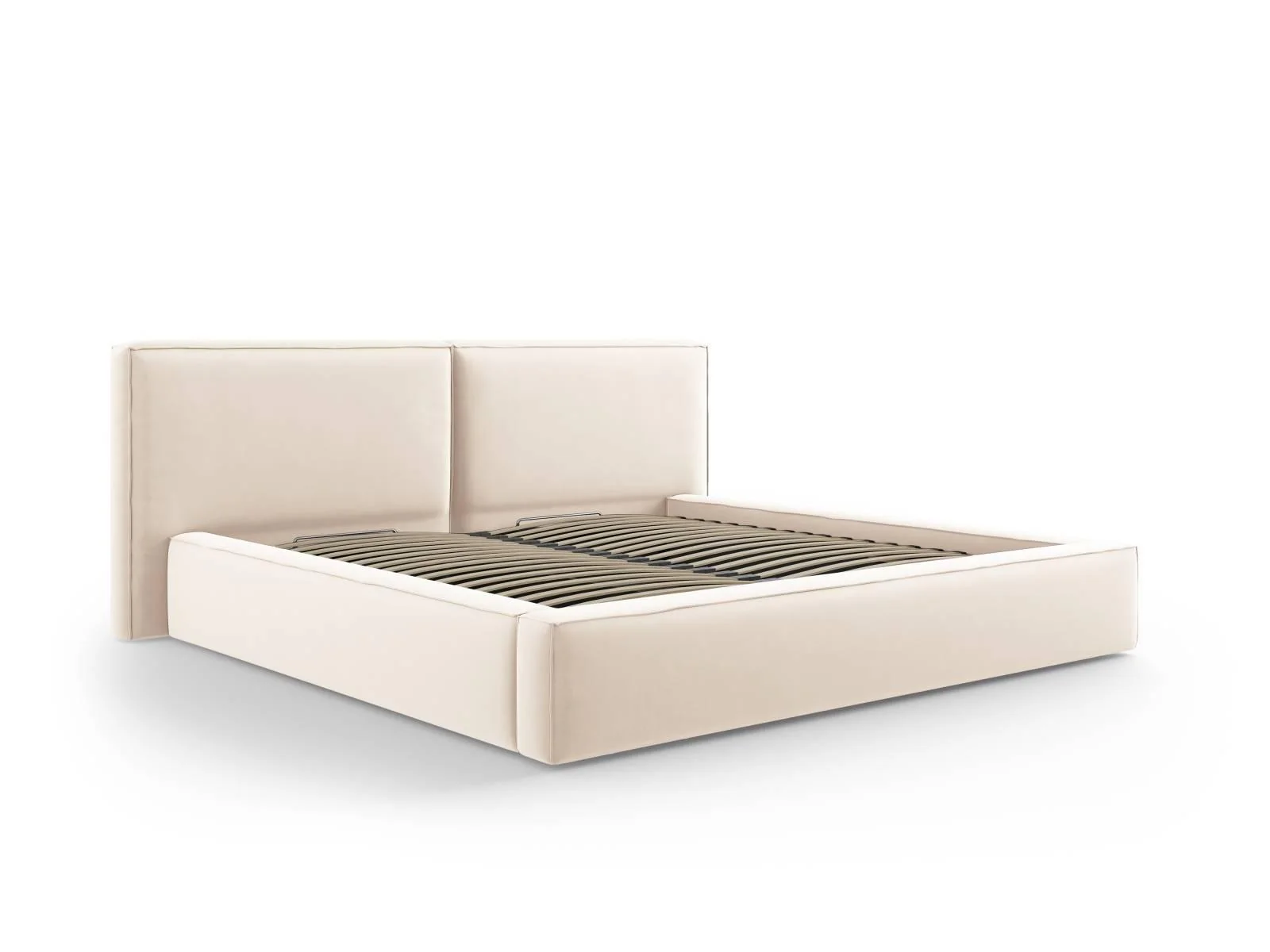 Bedframe Jodie met opbergruimte velvet 200 x 200 cm