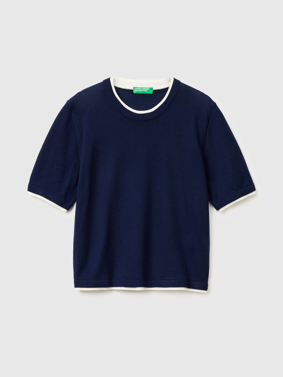 100% Merino wool short-sleeved shirt