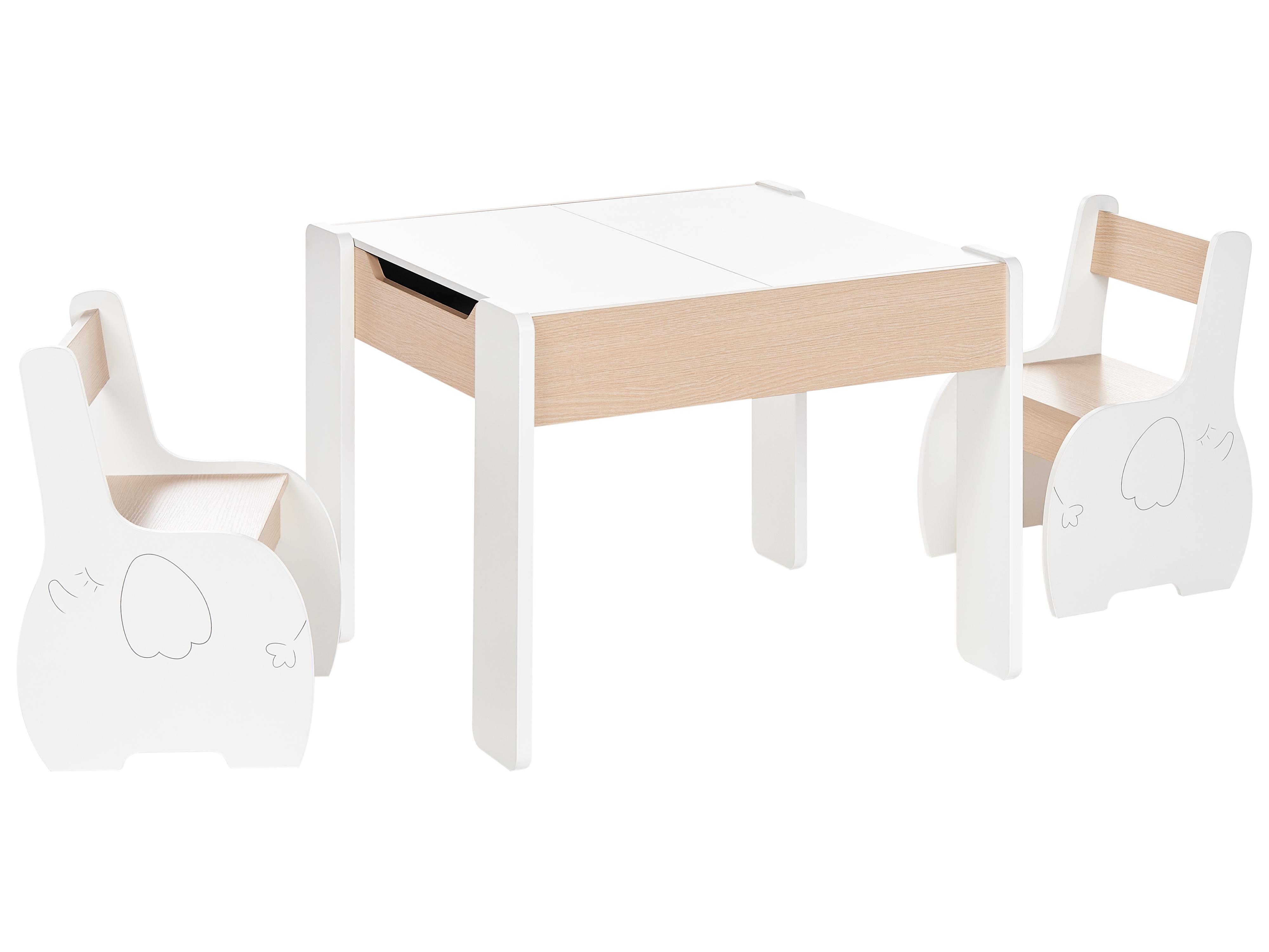 Kids Table with Chairs LOYD White