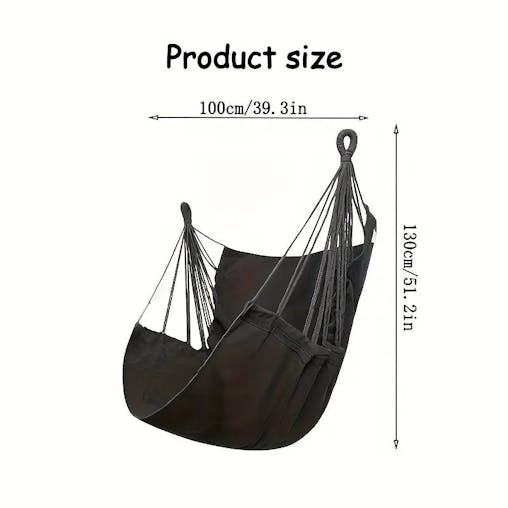NNEOBA Outdoor Leisure Fabric Hammock Chair with Storage Bag