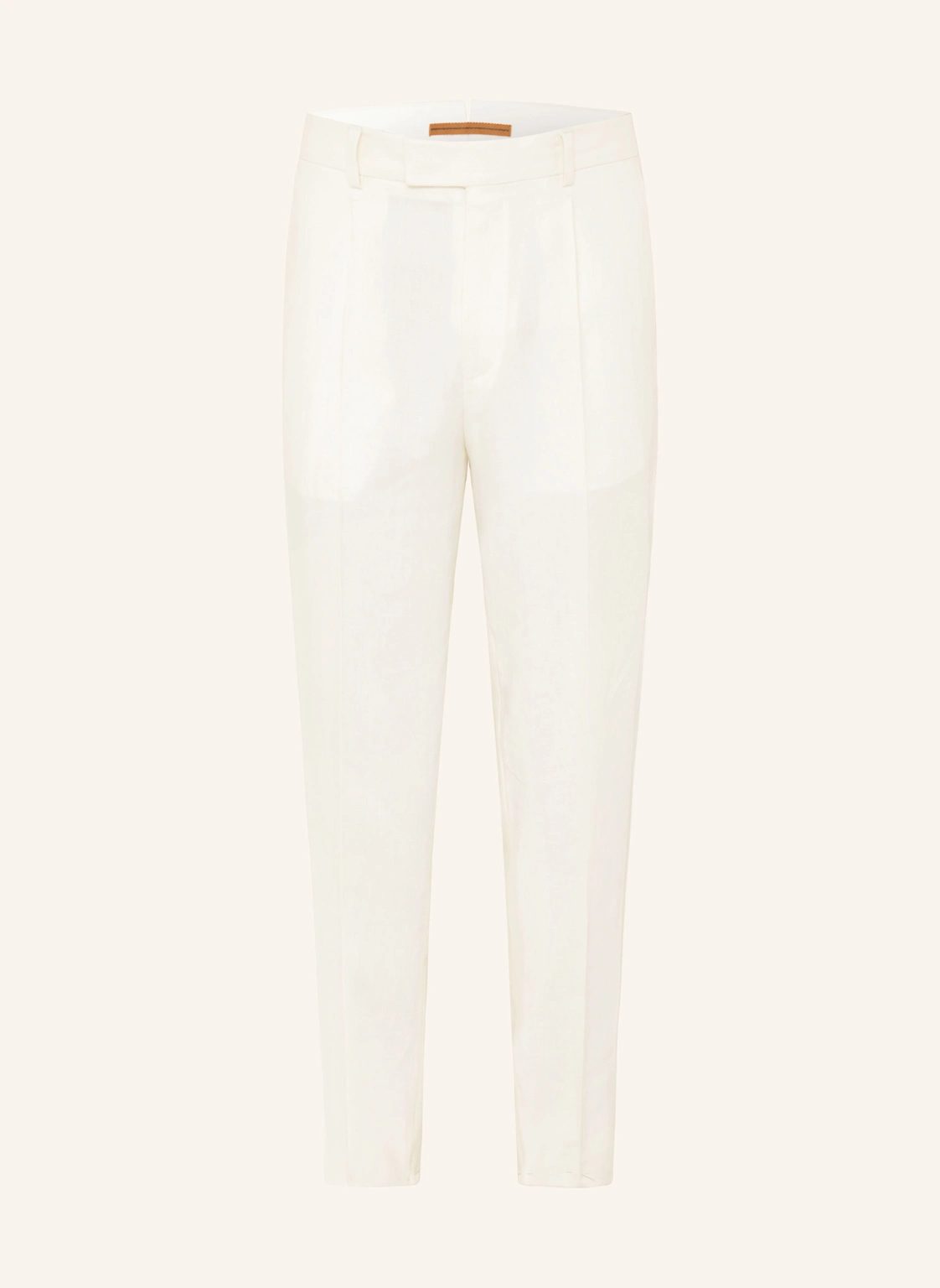 ZEGNA Anzughose Slim Fit aus Leinen