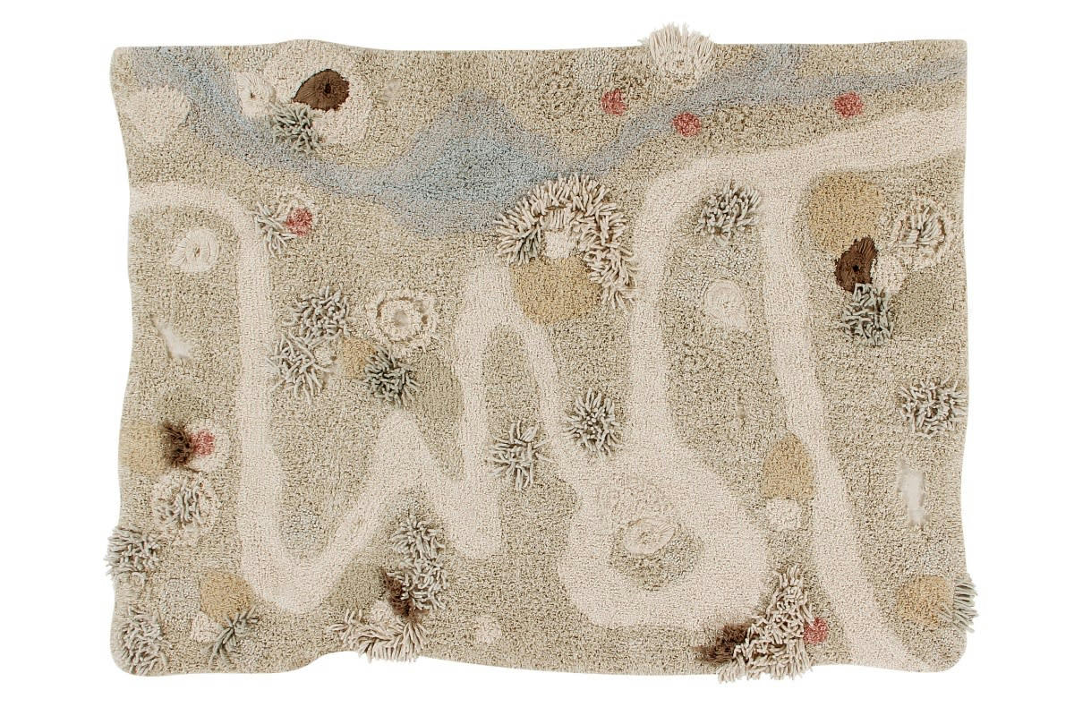 CHEMIN DANS LA NATURE - Tapis de jeu pour enfant chemin dans la nature 120x160 cm