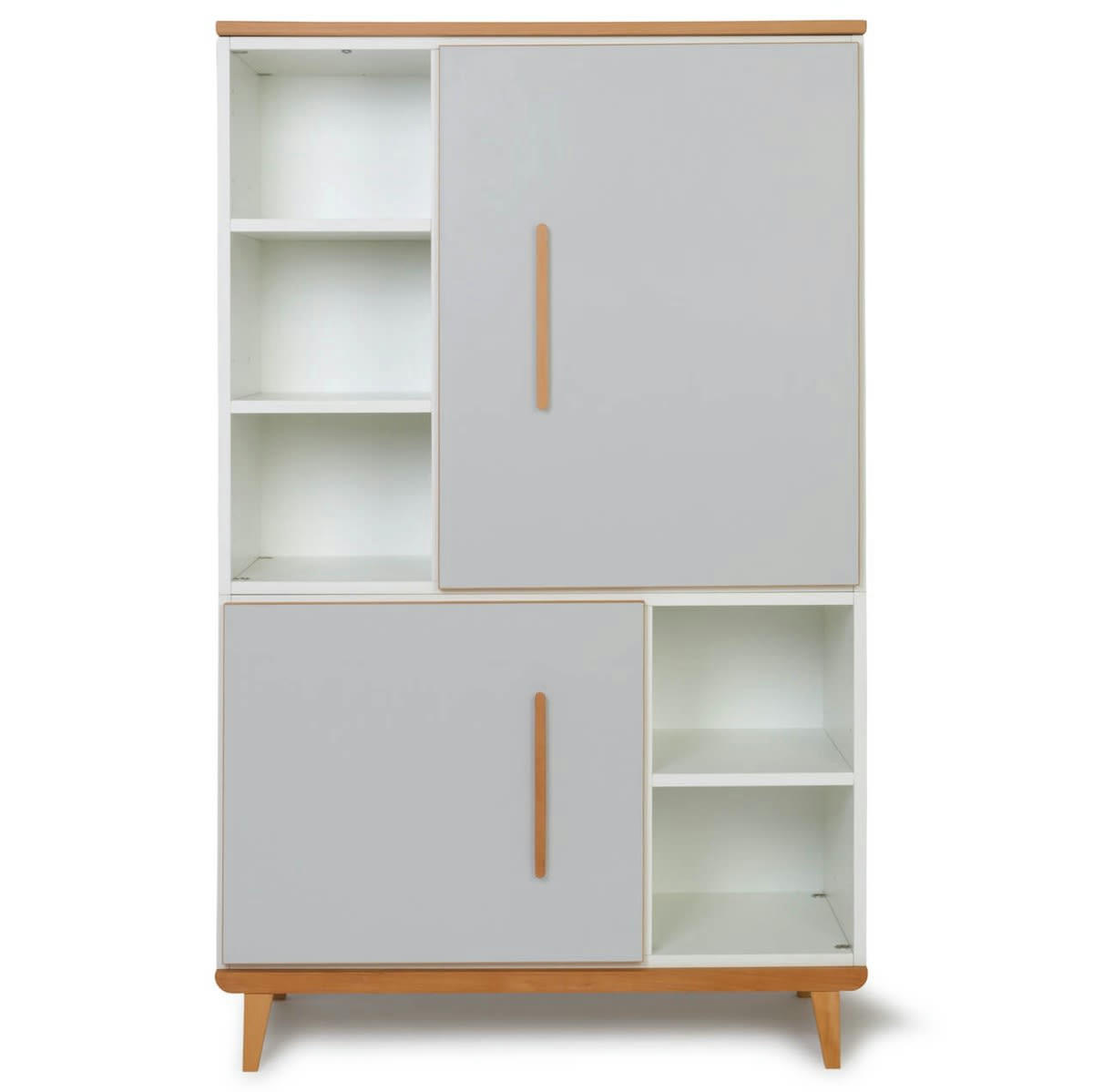 NADO - Armoire 147cm 2 portes manhattan gris