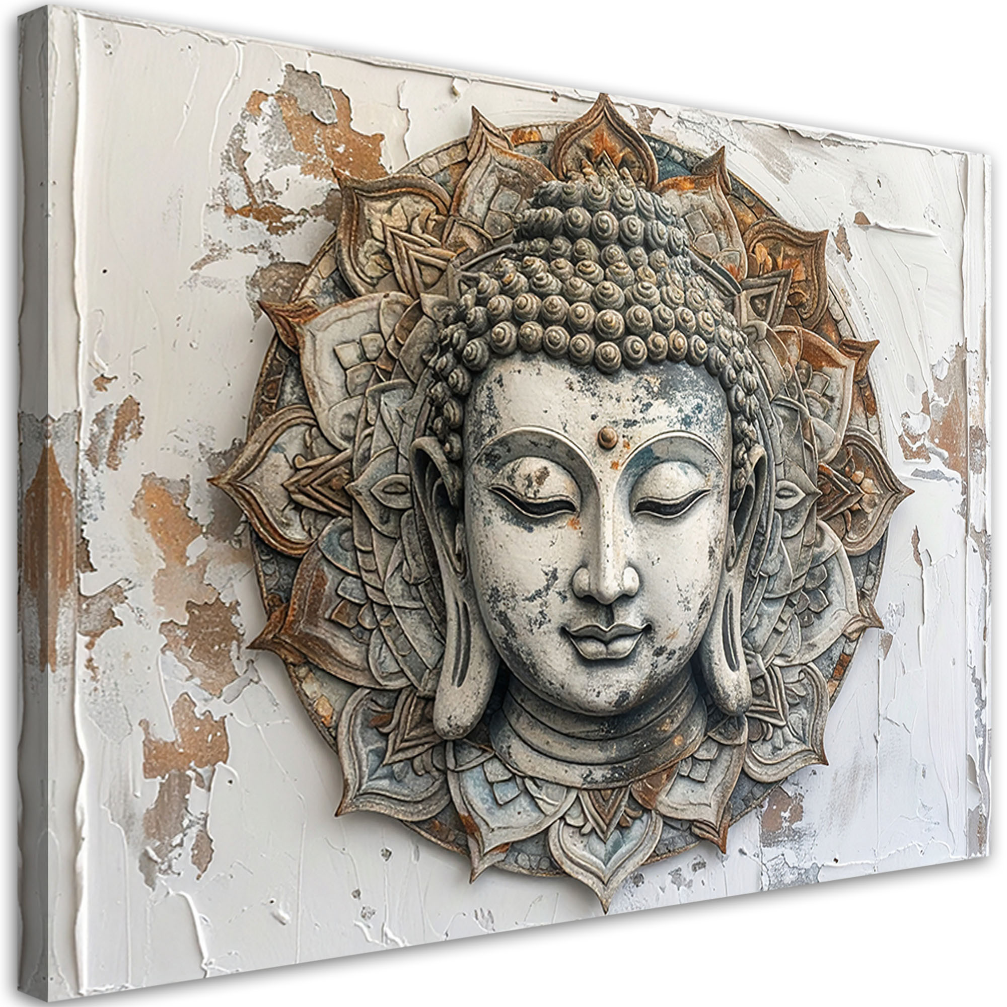 Obraz do salonu sypialni biura, Mandala Budda Zen Spa 30x20