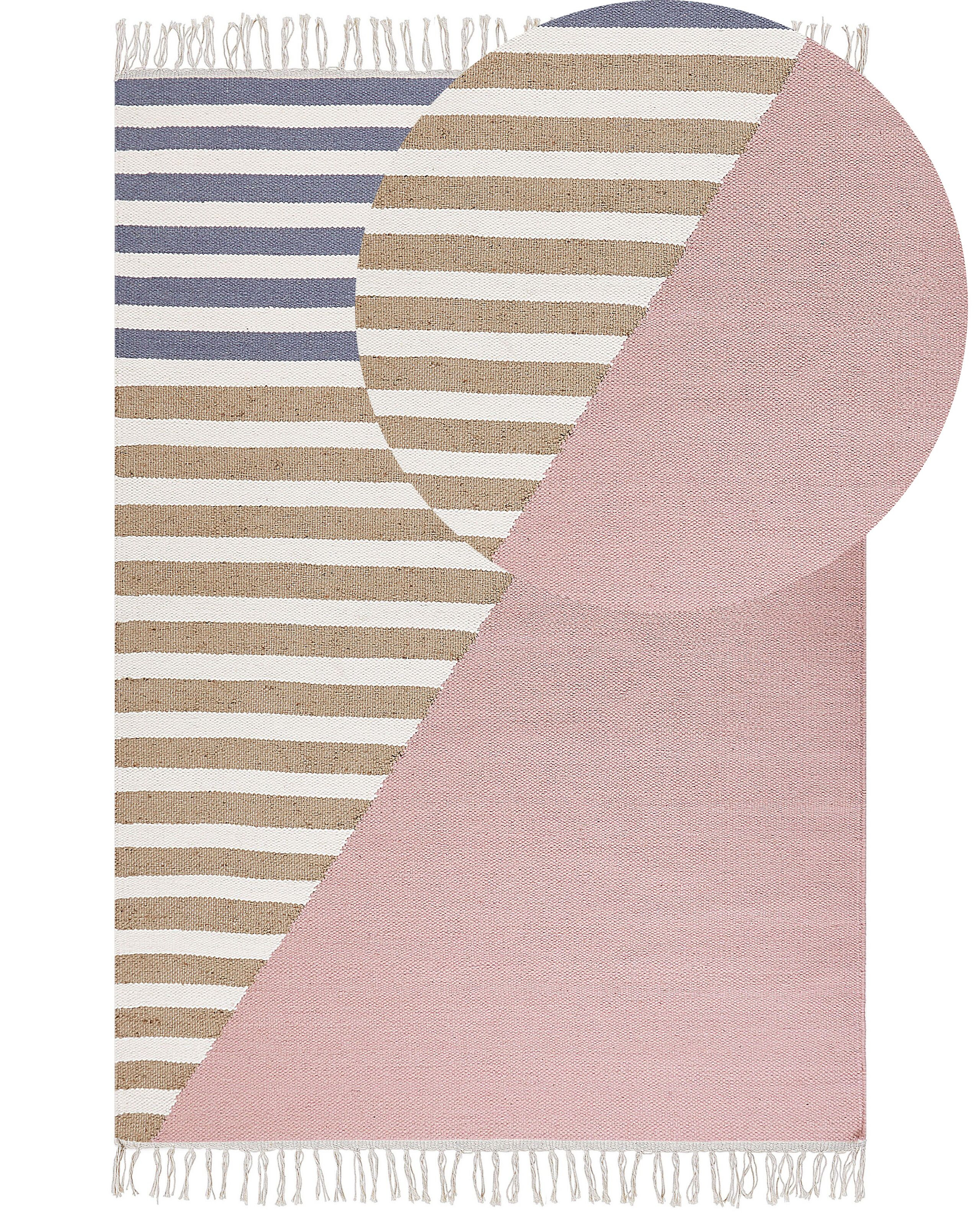 Dywan wełna juta 160x230 cm wielokolorowy