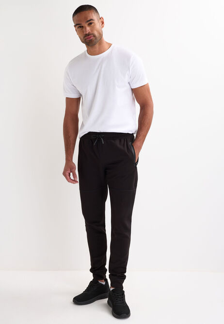 Mens Black Sport Joggers