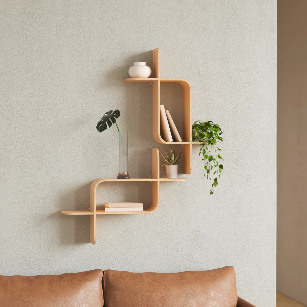 Umbra Etagère en bois SHELF coloris beige