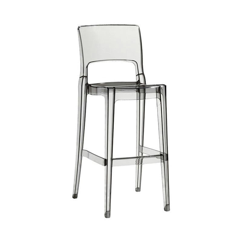 ISY ANTISHOCK - Tabouret design en plastique transparent