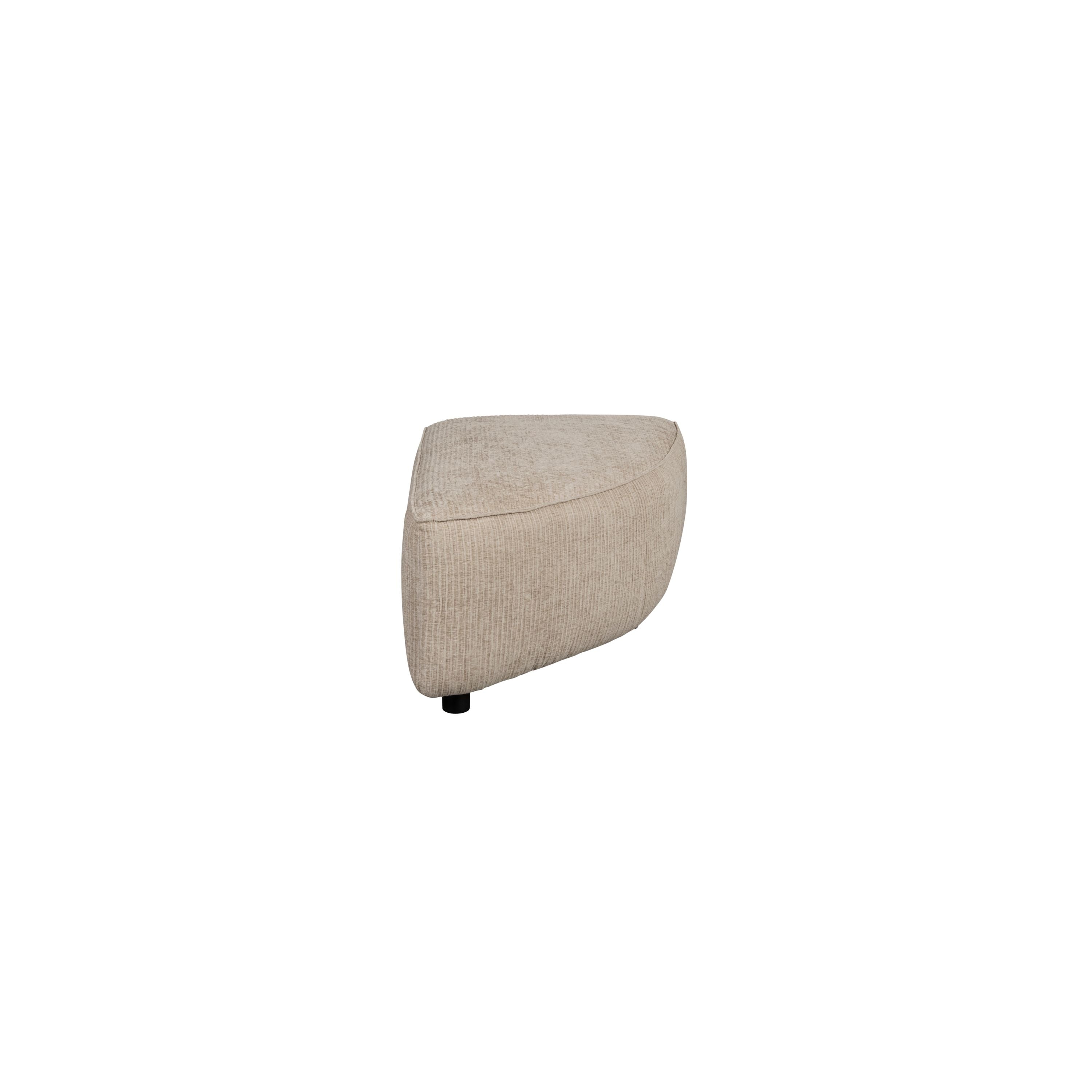 Zuiver Hunter Bank Element Rond Hoek Rechts Sand