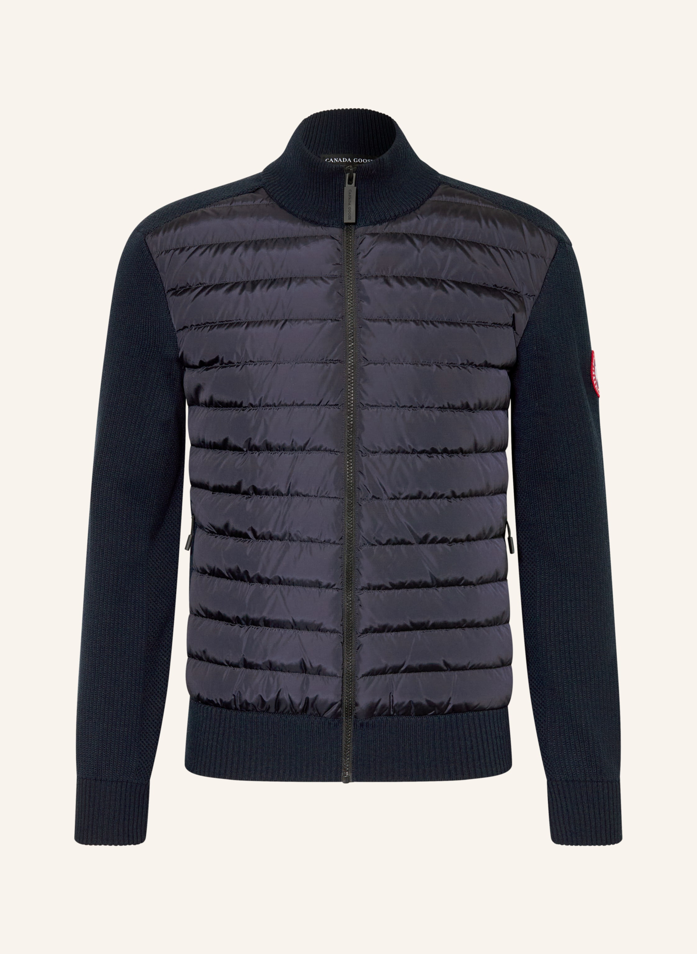 CANADA GOOSE Strickjacke HYBRDIGE im Materialmix