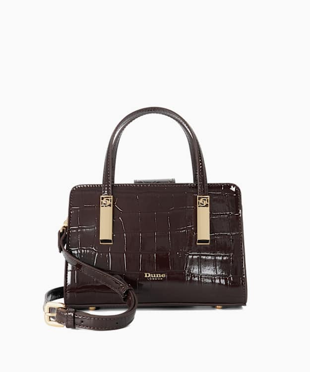 Dinkydenbey Chocolate - Small Top Handle Tote Bag
