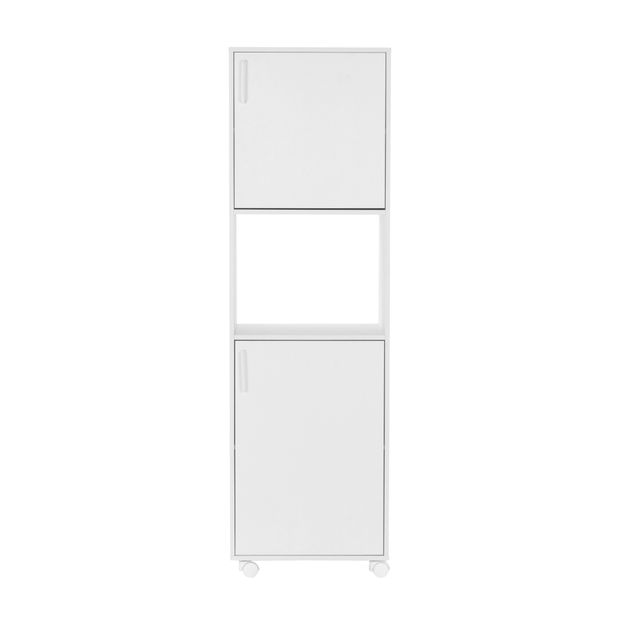 ARMÁRIO DE COZINHA 2 PORTAS COM RODÍZIOS FUNCTION