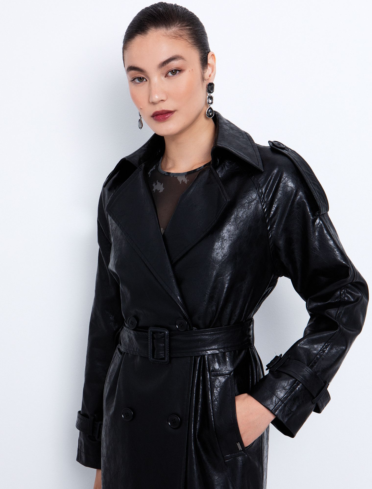 Καμπαρντίνα από δερματίνη