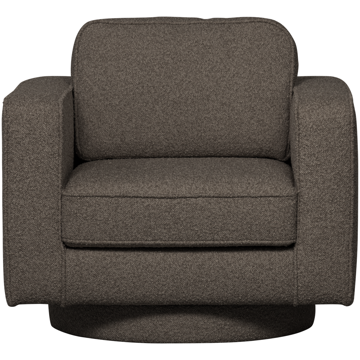 vtwonen draaifauteuil Lazy - Bouclé - Antraciet