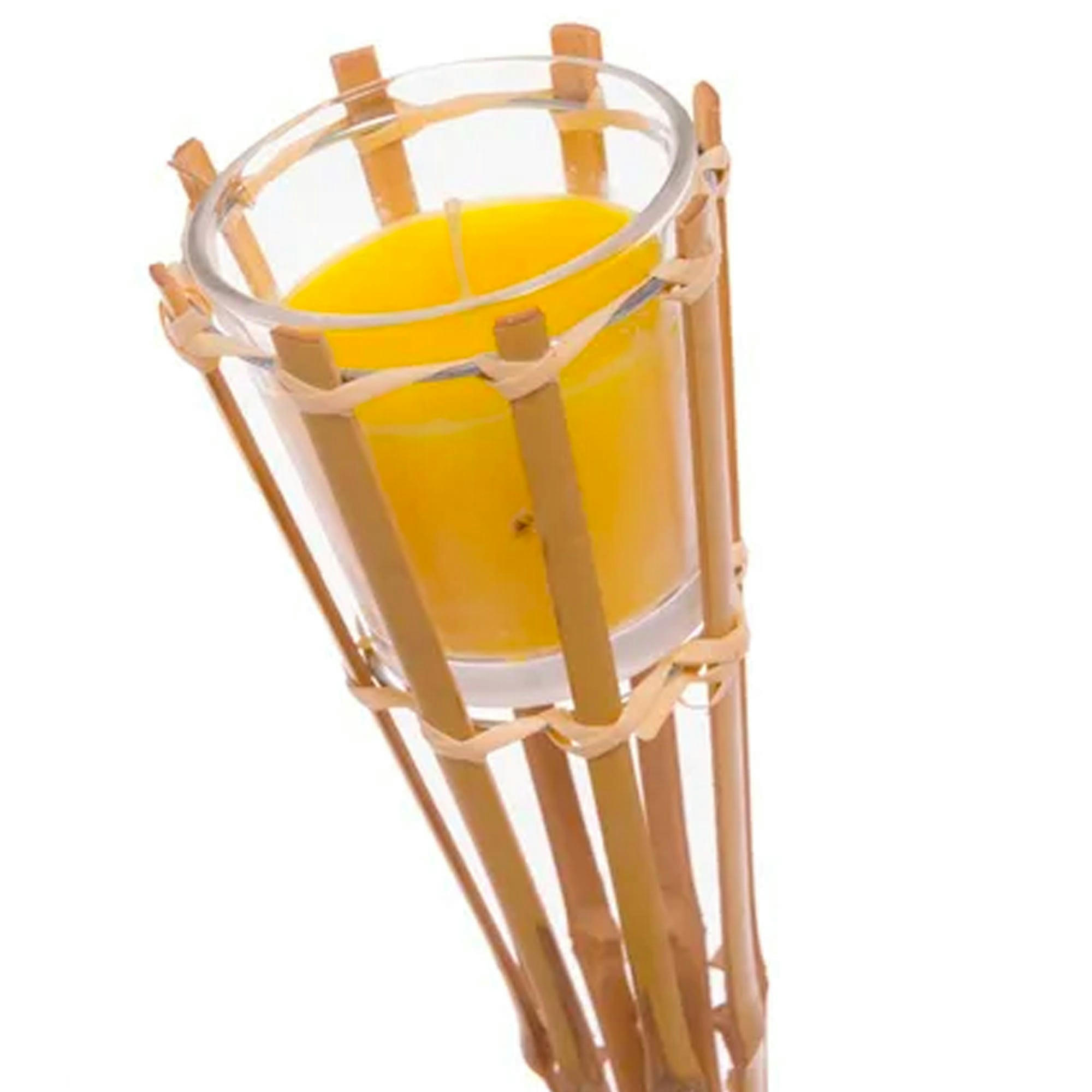 - Bougie citronnelle torche bambou 76cm