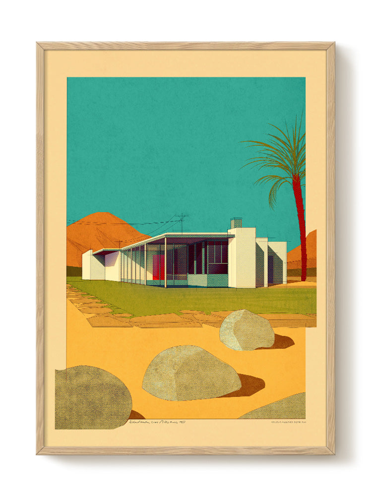 Sander Patelski - Richard Neutra Grace Miller House - PSTR studio Kunst Poster