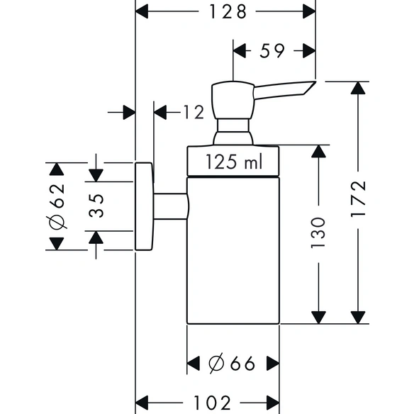 Seifenspender »Logis«, Metall/Kristallglas/Messing, verchromt