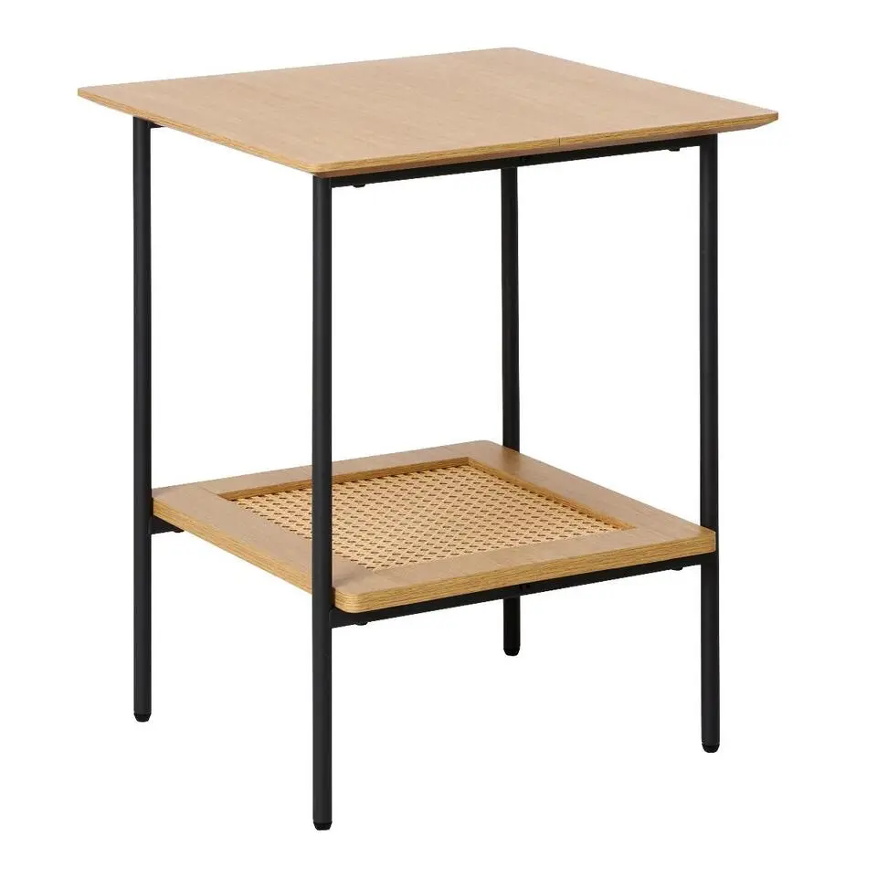 Nordic Home - Meya bijzettafel 45x45 cm - naturel