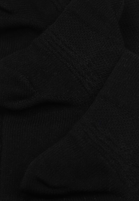 Womens 3pk Black Blister Resistant Socks