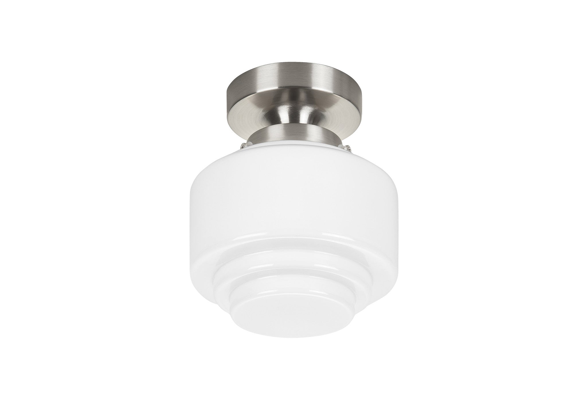 Highlight Plafondlamp Cambridge Wit Opaal Glans 15cm