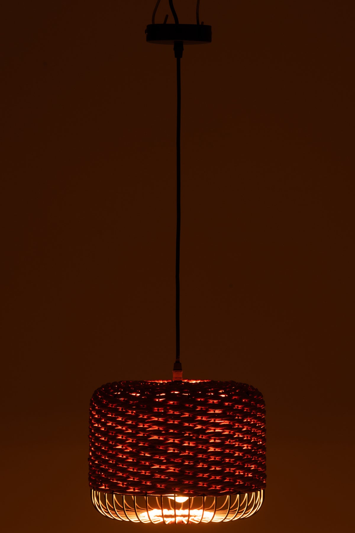 J-Line hanglamp - metaal - oranje