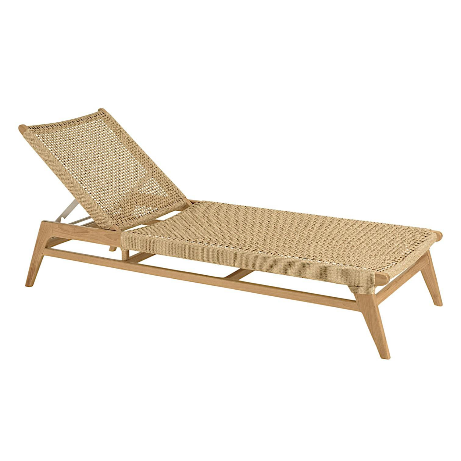 Transat teck et tressage couleur naturelle SUMMER