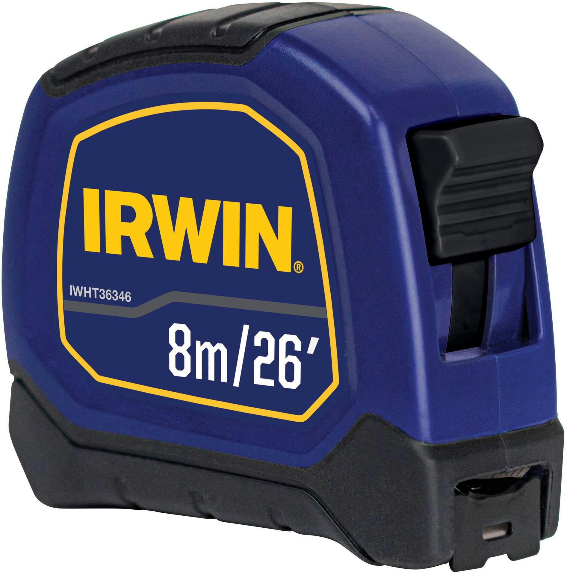 IRWIN IWHT36346 Bi-Material Tape Measure, 26-ft