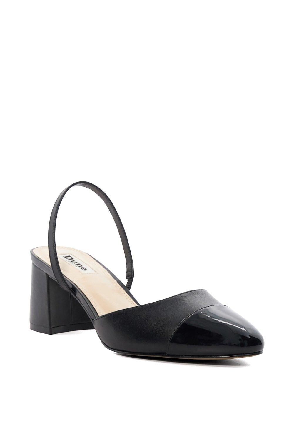 Dune London Careful' Leather Strappy Heels