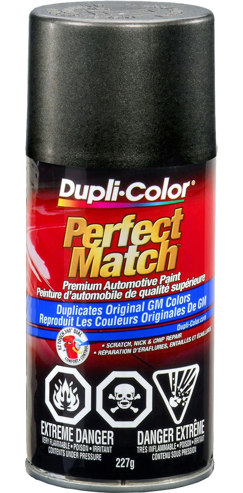 Dupli-Color Perfect Match Premium Acrylic Lacquer Automotive Aerosol Spray Paint, GM Iridium Metallic, 227-g
