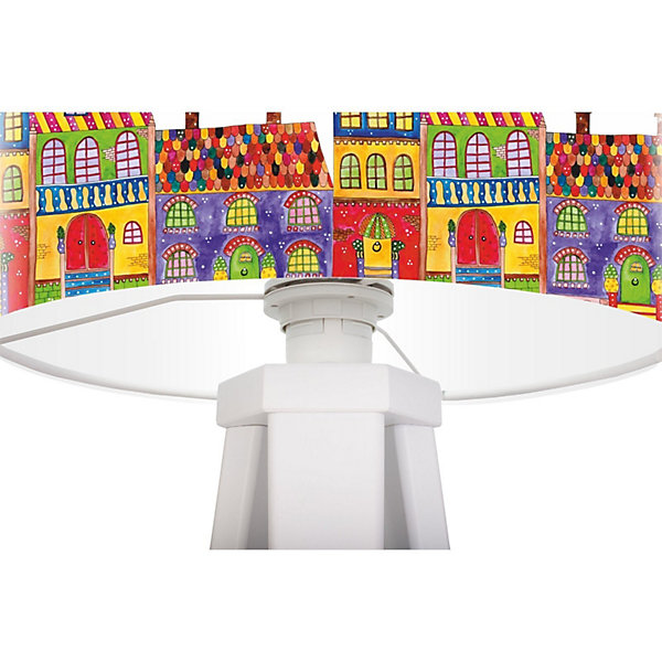 Lampe de chevet kids foto-068 30 x 30 x 45 cm Blanc