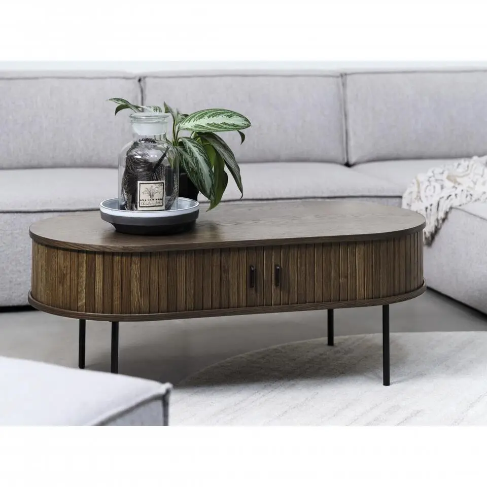 Nordic Home - Kelly salontafel 60x120 cm - donkerbruin