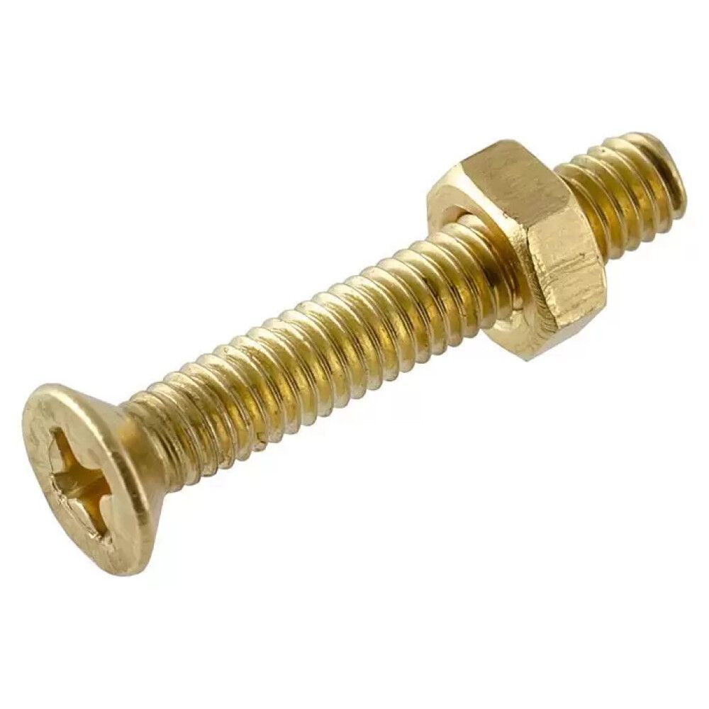 MASKINSKRUE STABILIT MESSING M5 60MM 4 STK