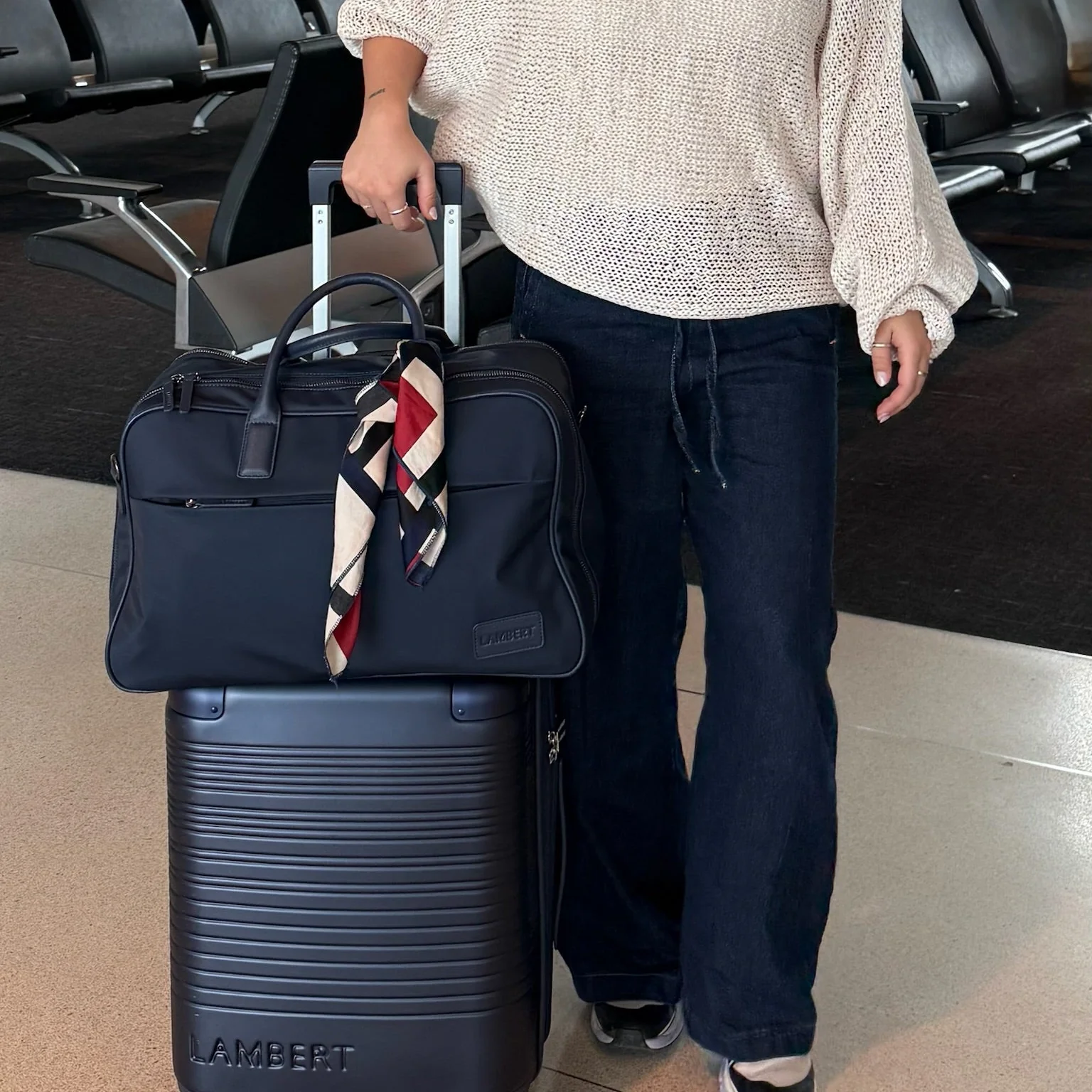 The Amalfi – Marine Small Nylon Travel Bag