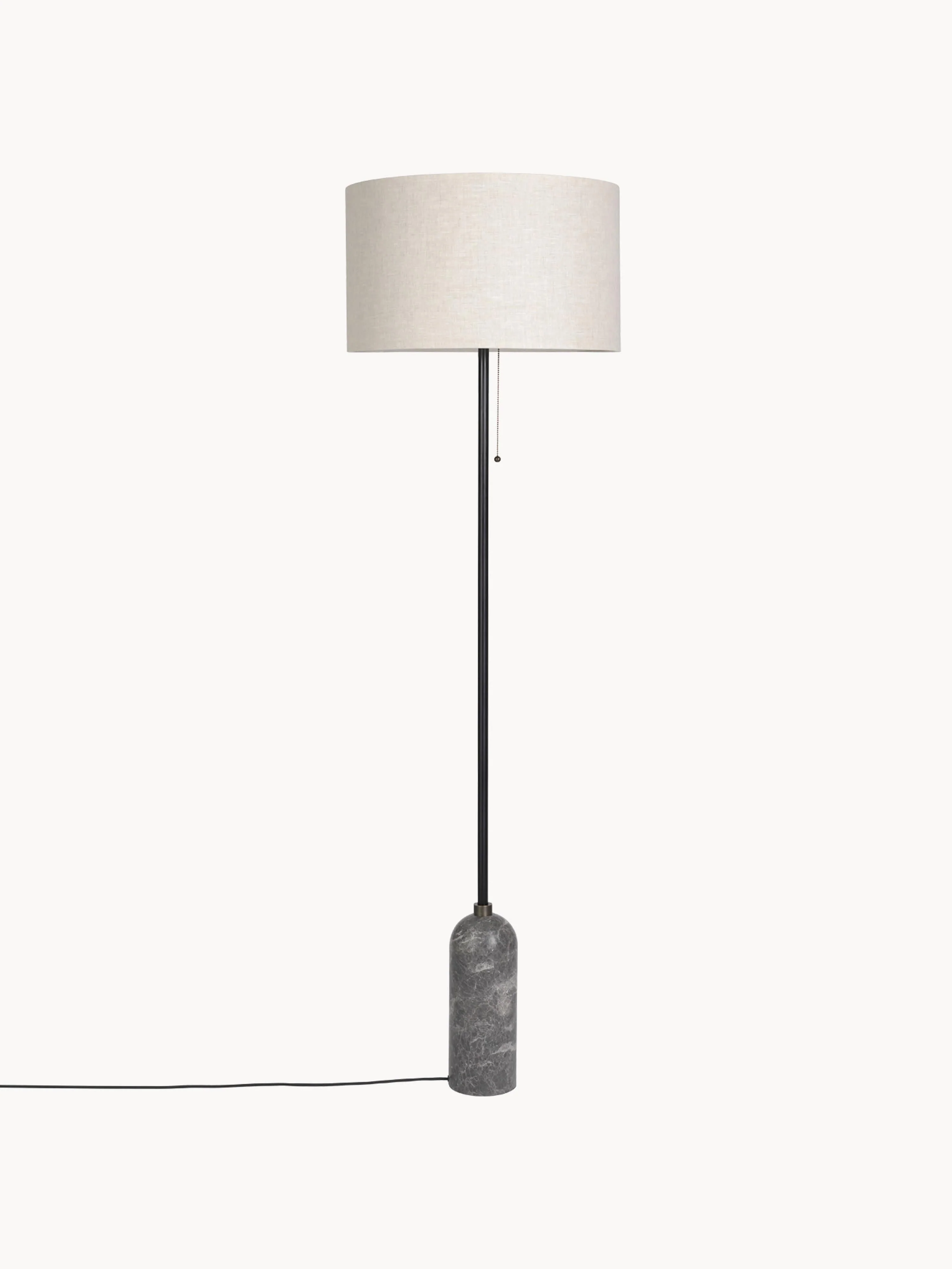 Dimmbare Stehlampe Gravity mit Marmorfuß