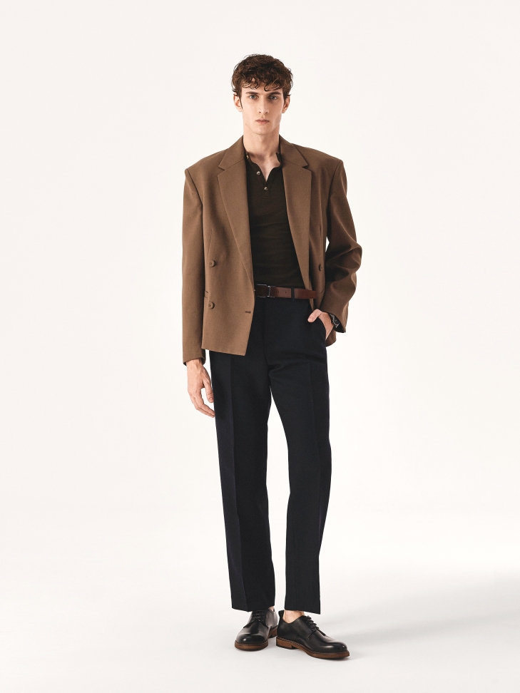 Men's brown and black reversible belt