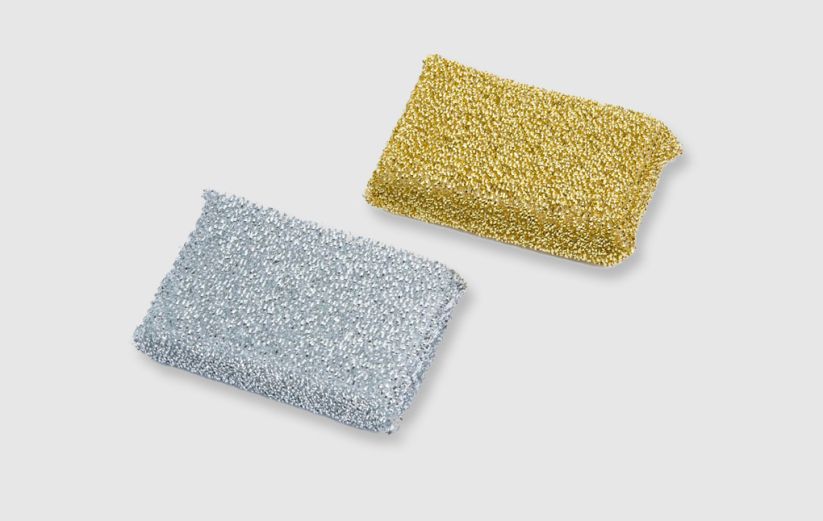 Lurexschwamm gold & silber