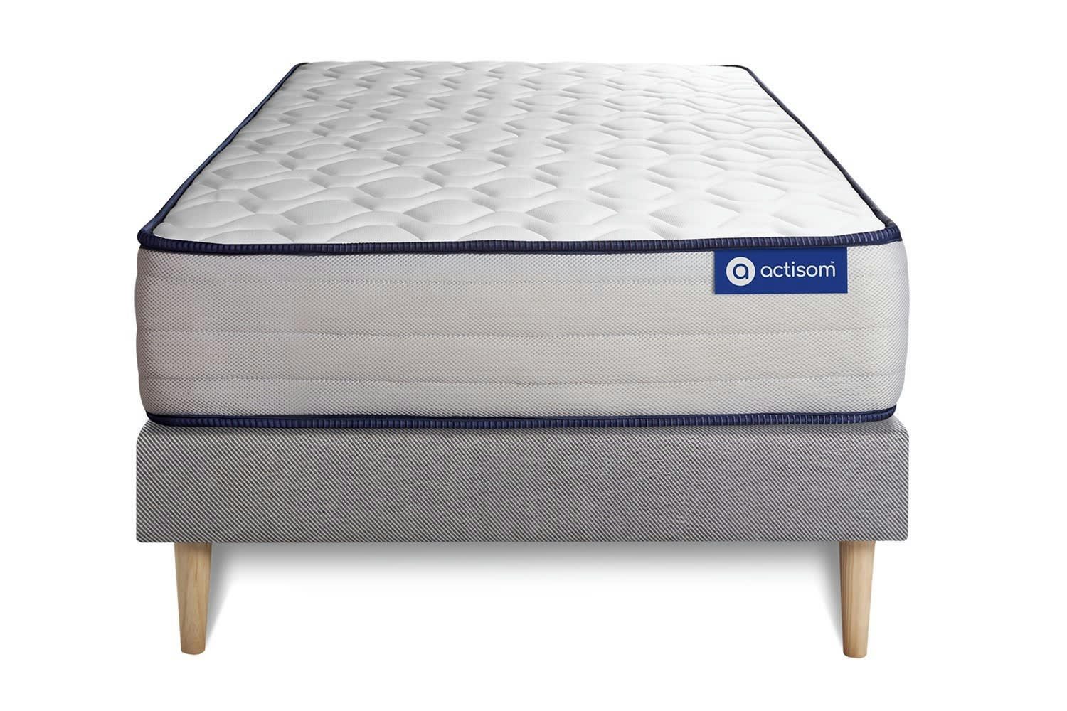 ACTIFLEX FORM - Ensemble 80x190 cm sommier kit gris