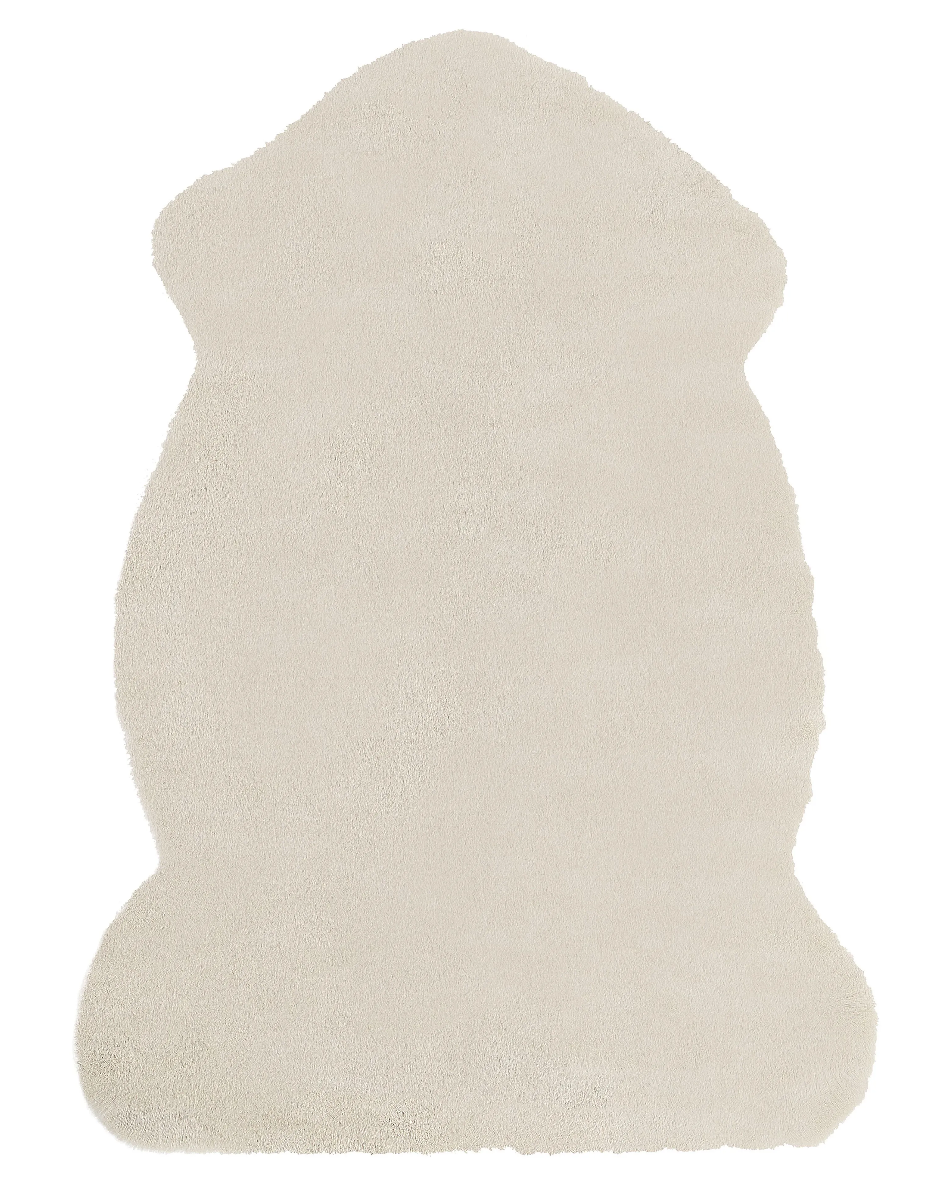 Faux Fur Rug UNDARA Beige 60 x 90 cm