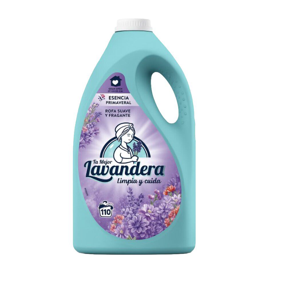 Lessive liquide Lavandera senteur printanière 110 lavages 4,8L