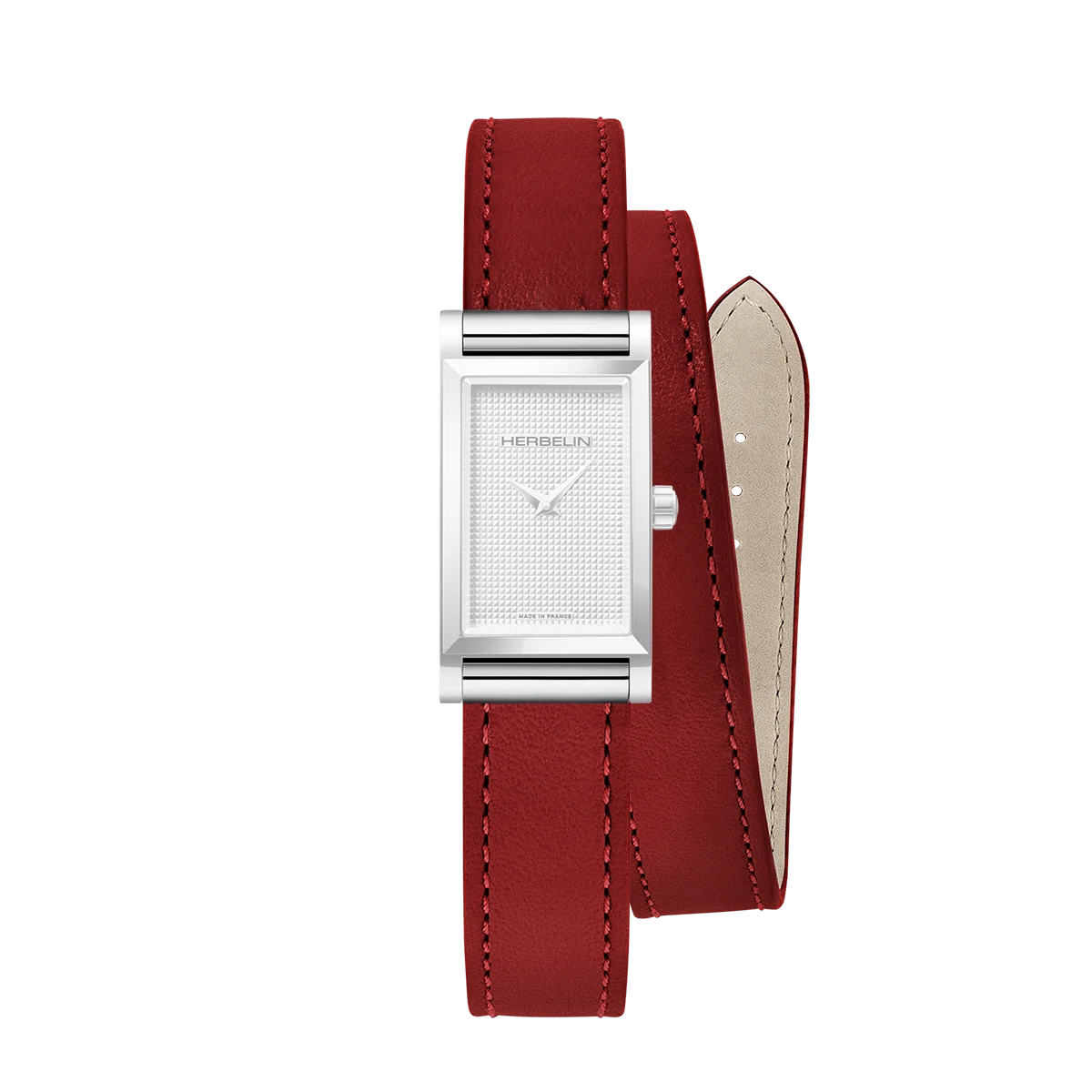 ANTARÈS – BRACELET DOUBLE – ROUGE PIMENT